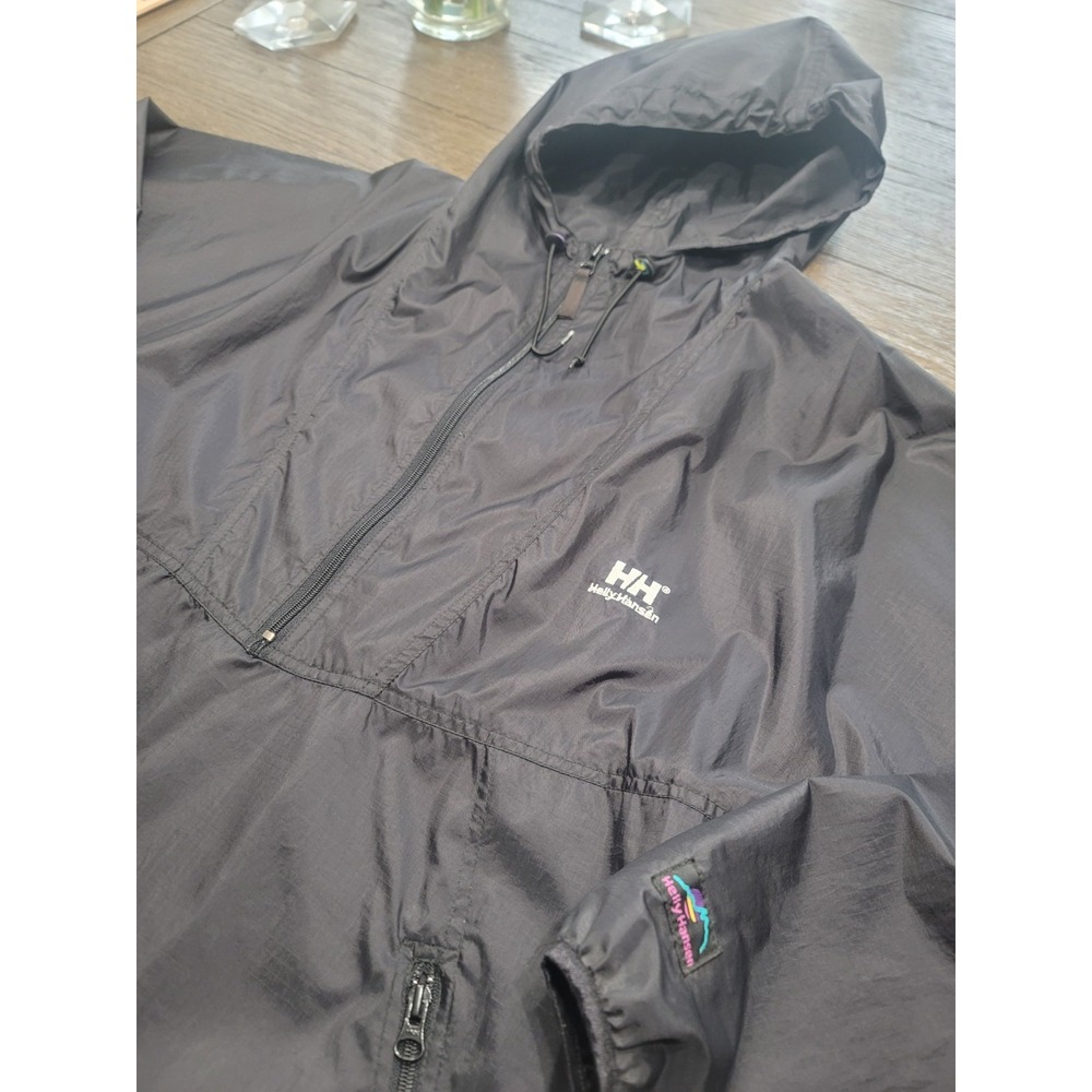 Helly Hansen Vintage Mens Windbreaker Anorak Jacket HH Medium Lightweight